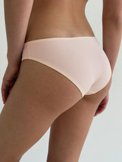 Silky microfiber panties, peach