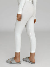 Leggings rib knit milky