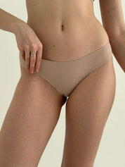Underwear panties thong seamless beige