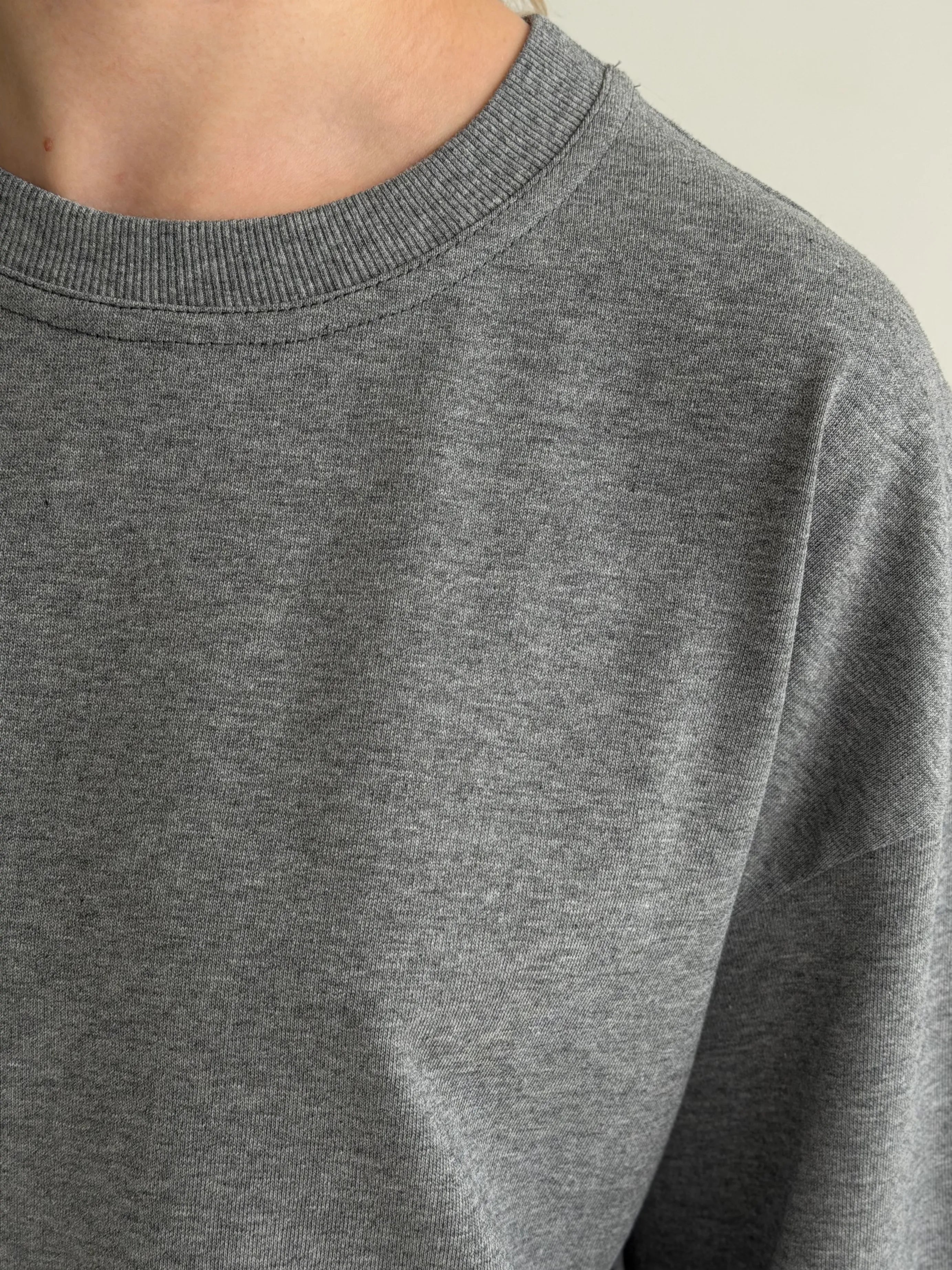 Knitwear Suit T-Shirt and Shorts gray