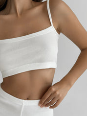 Milk rib knit top
