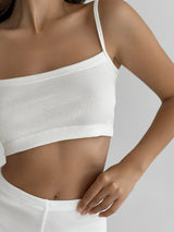 Milk rib knit top