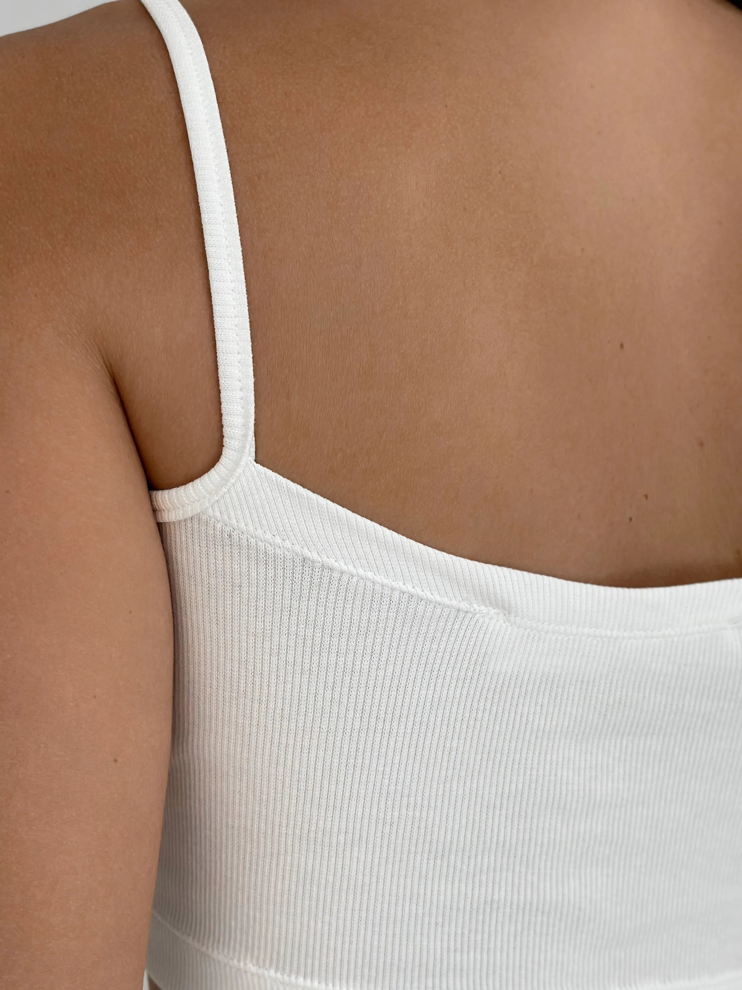 Milk rib knit top