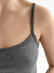 Knitwear Coolir sleep dress with ruffles anthracite