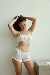Top Mini soft small flower on milky