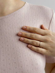 Powder Ribbed T-Shirt
