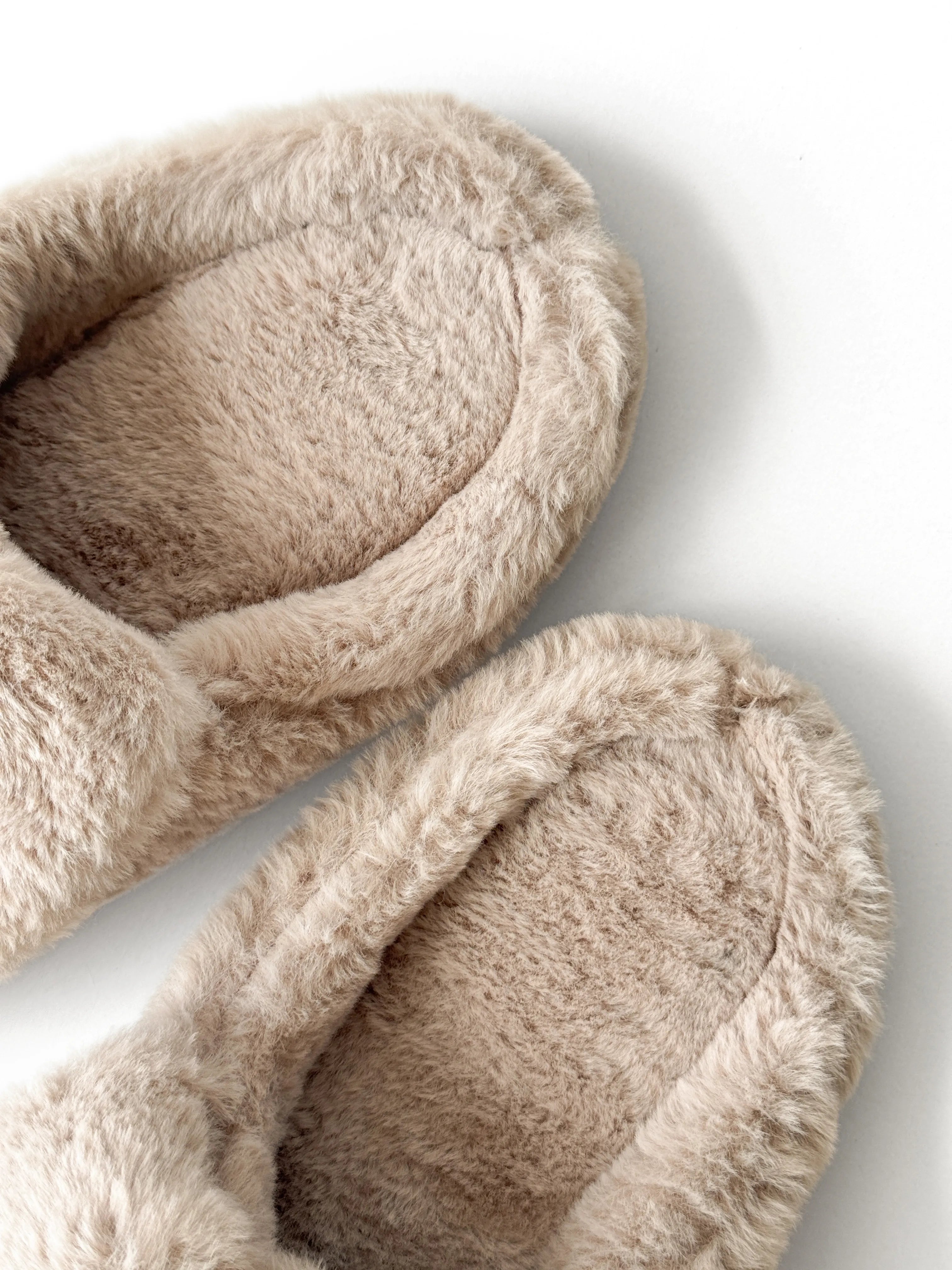 Women's slippers HS-LUX half-slippers ANIMALS rabbit latte