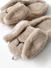 Children's slippers HS-LUX half-slippers ANIMALS rabbit latte