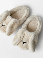 Women's slippers HS-LUX half-slippers ANIMALS rabbit milk