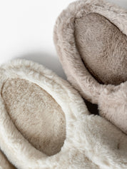 Women's slippers HS-LUX half-slippers ANIMALS rabbit latte