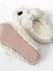 Children's slippers HS-LUX half-shoes ANIMALS bear white