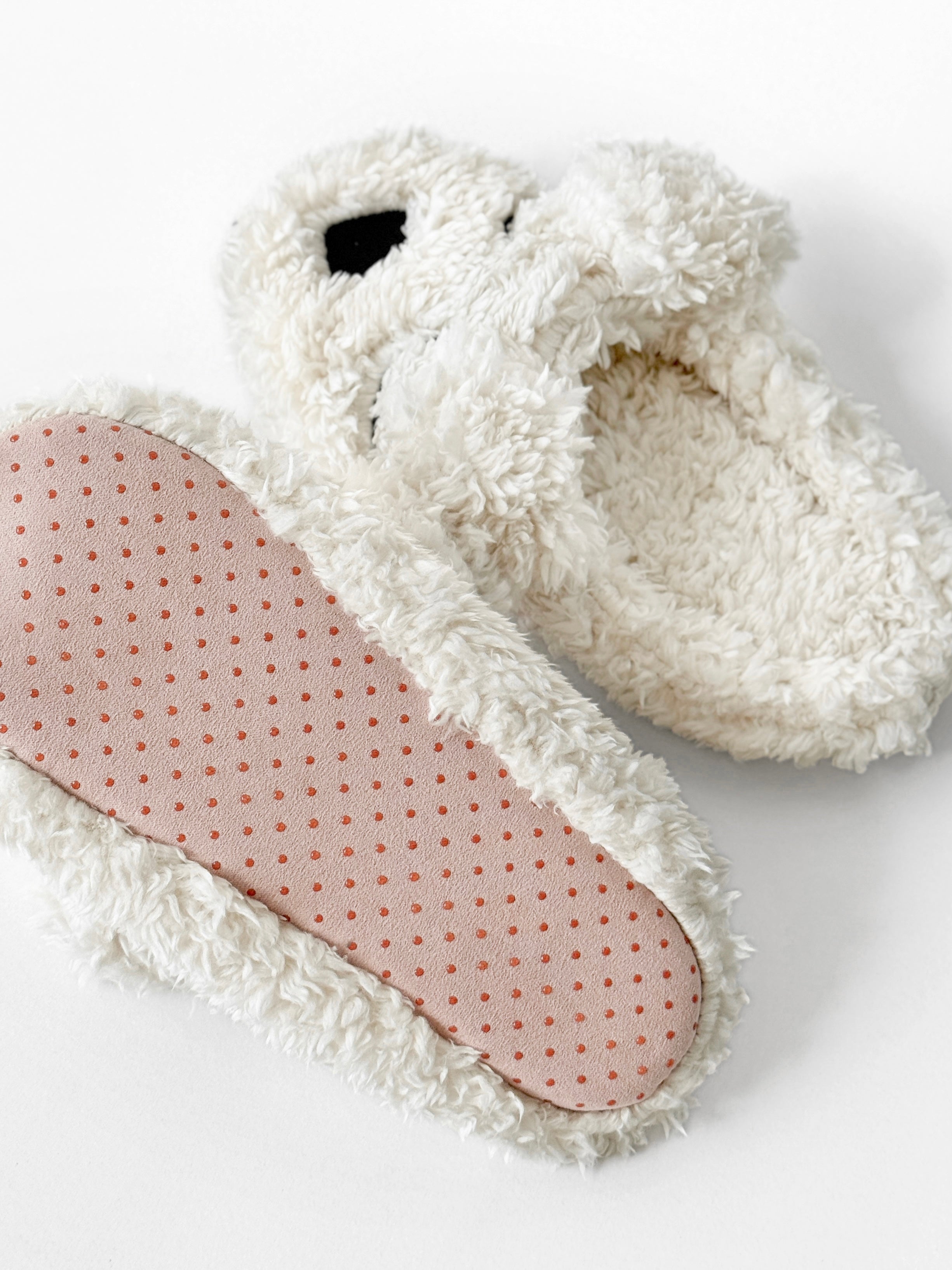 Children's slippers HS-LUX half-shoes ANIMALS bear white