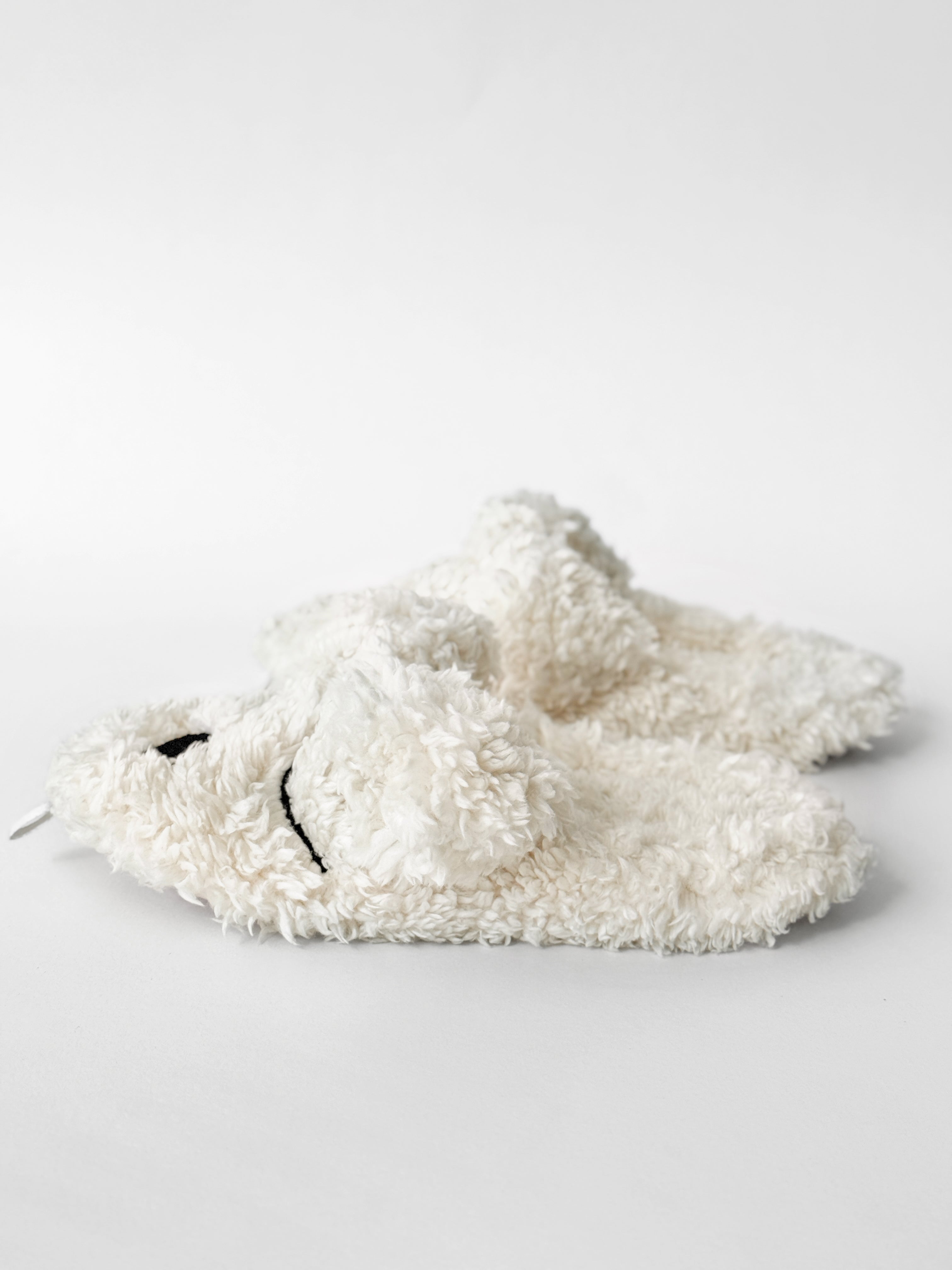 Children's slippers HS-LUX half-shoes ANIMALS bear white