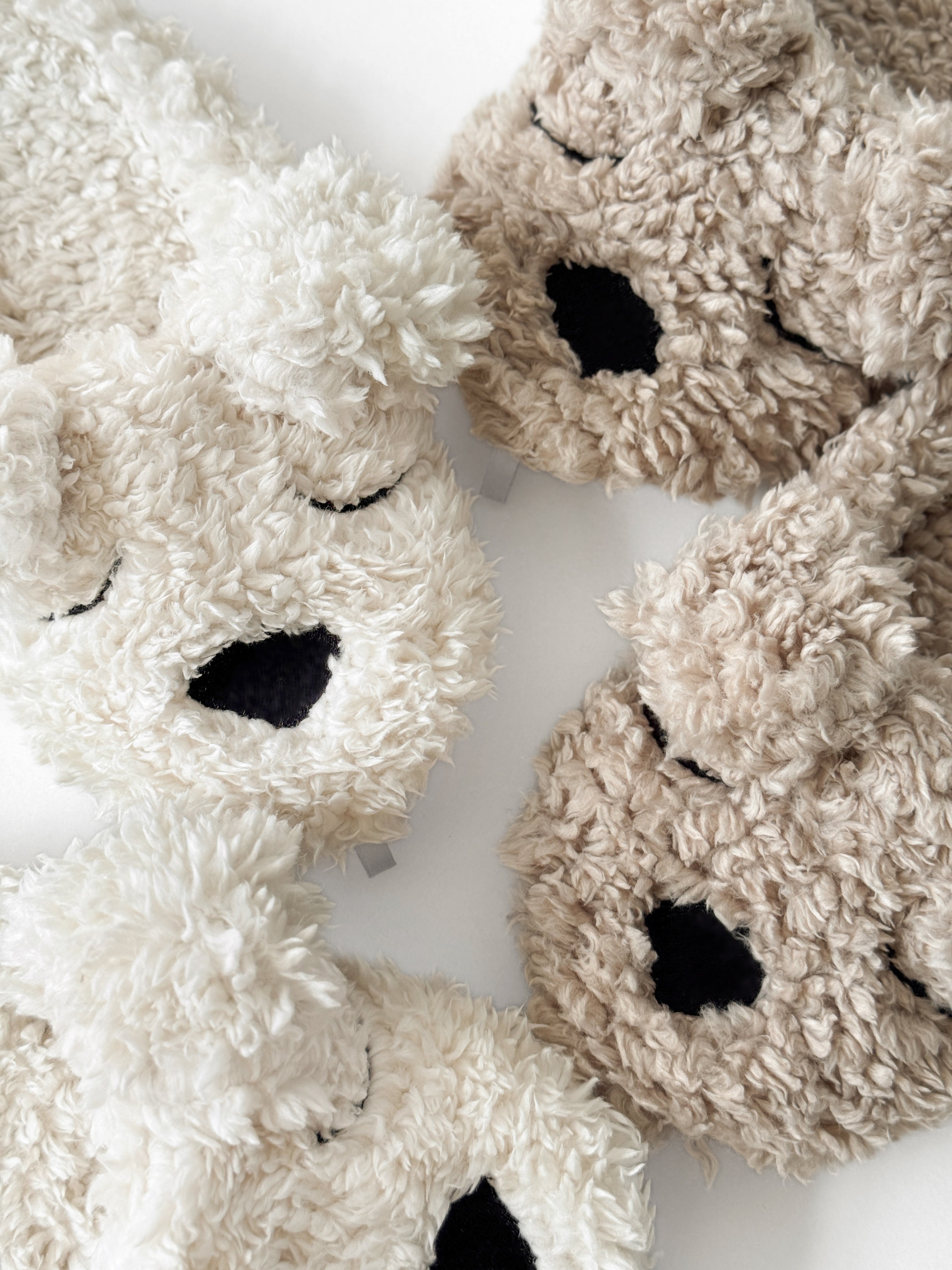 Children's slippers HS-LUX half-shoes ANIMALS bear white