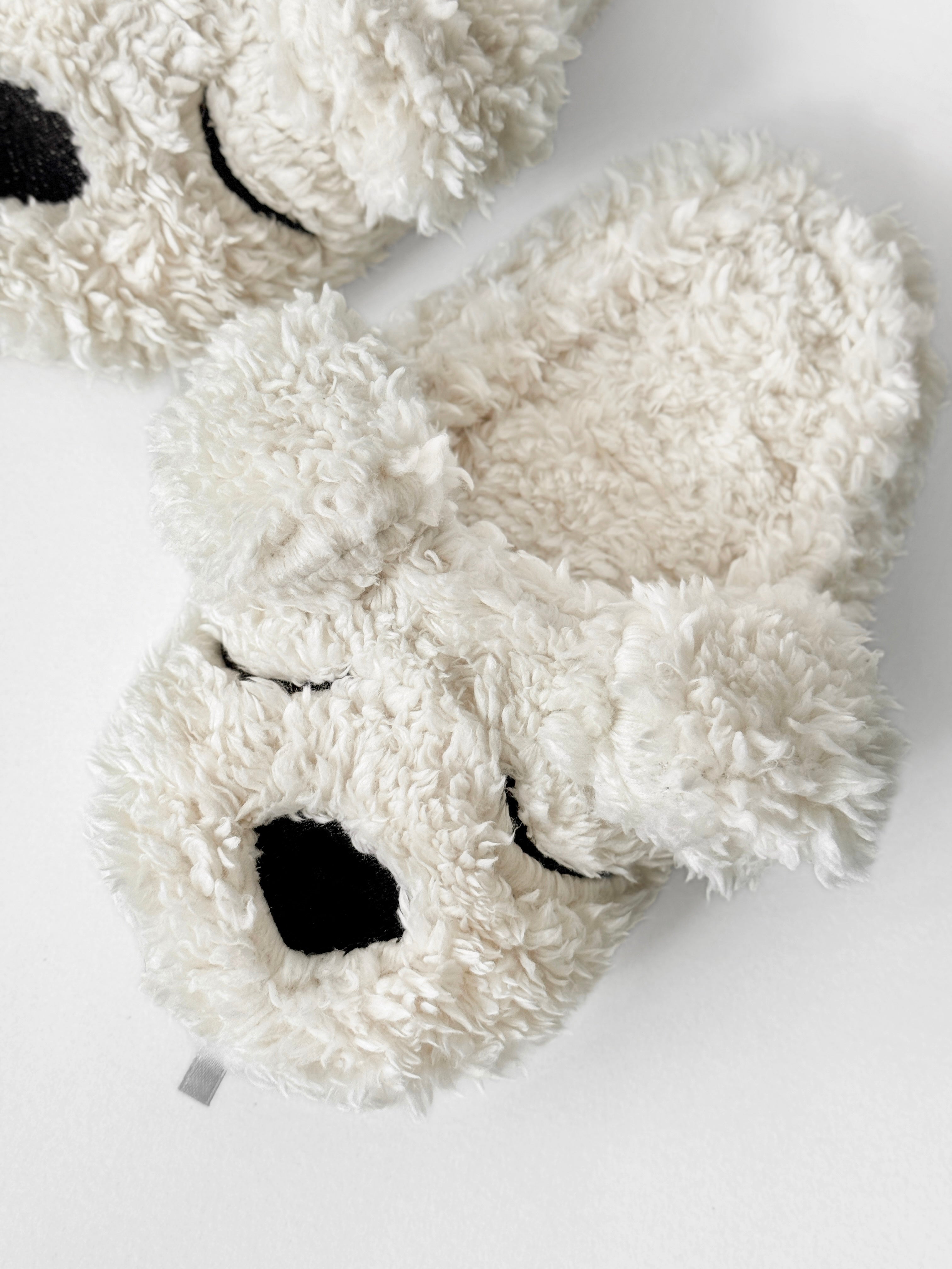 Children's slippers HS-LUX half-shoes ANIMALS bear white
