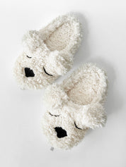 Children's slippers HS-LUX half-shoes ANIMALS bear white