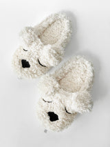 Children's slippers HS-LUX half-shoes ANIMALS bear white