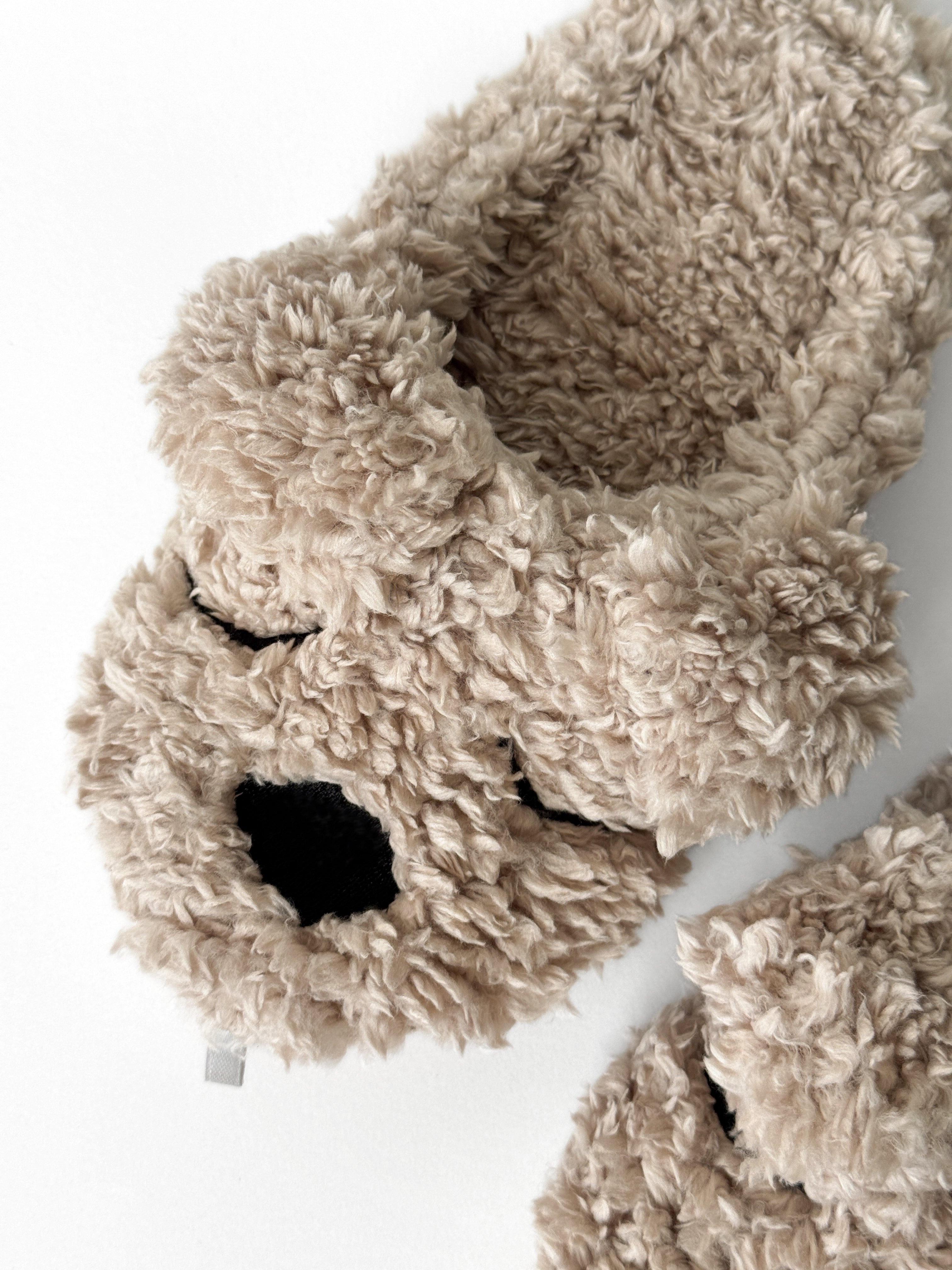 Children's slippers HS-LUX half-shoes ANIMALS bear beige