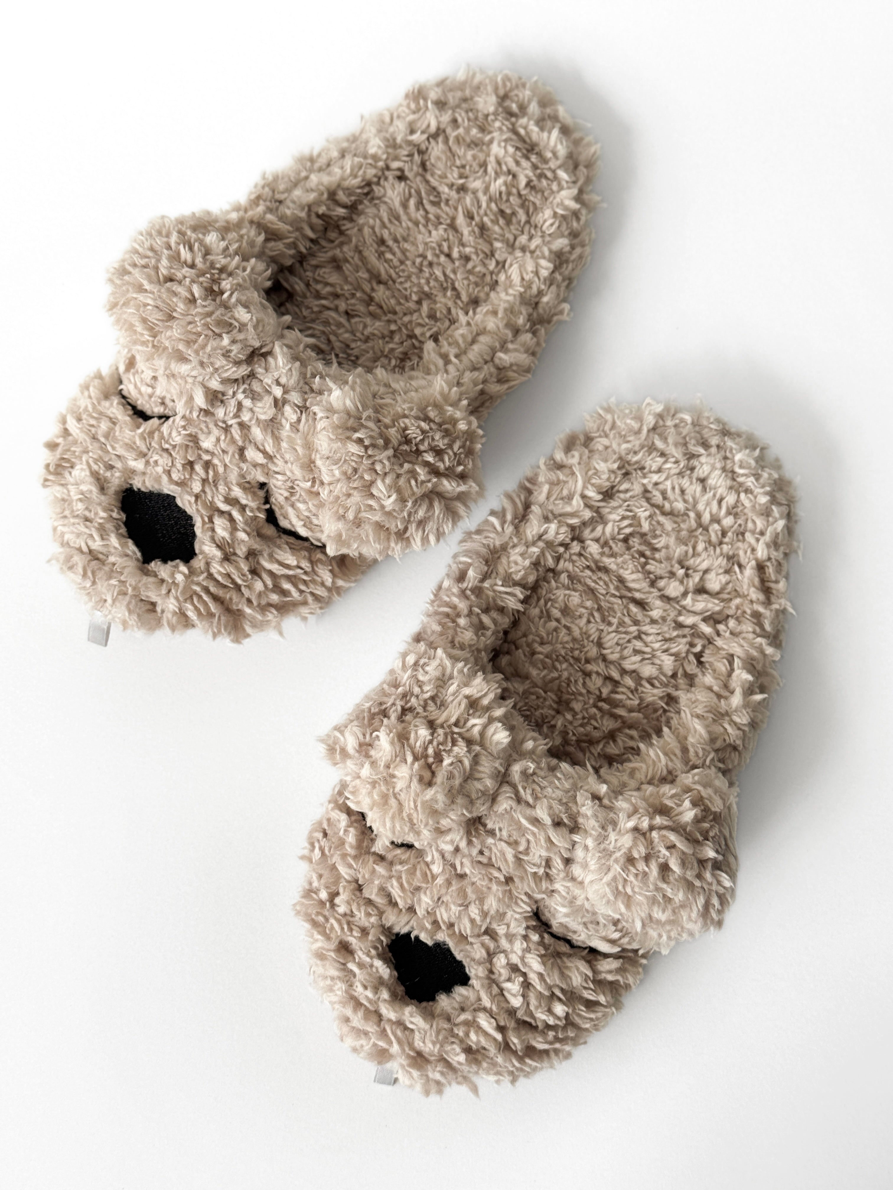 Children's slippers HS-LUX half-shoes ANIMALS bear beige