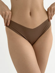 Set of 4 pairs of seamless thongs
