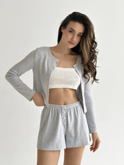 Ribana strappy top in milky color