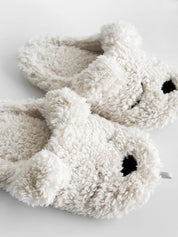 Women's slippers HS-LUX ANIMALS bear white
