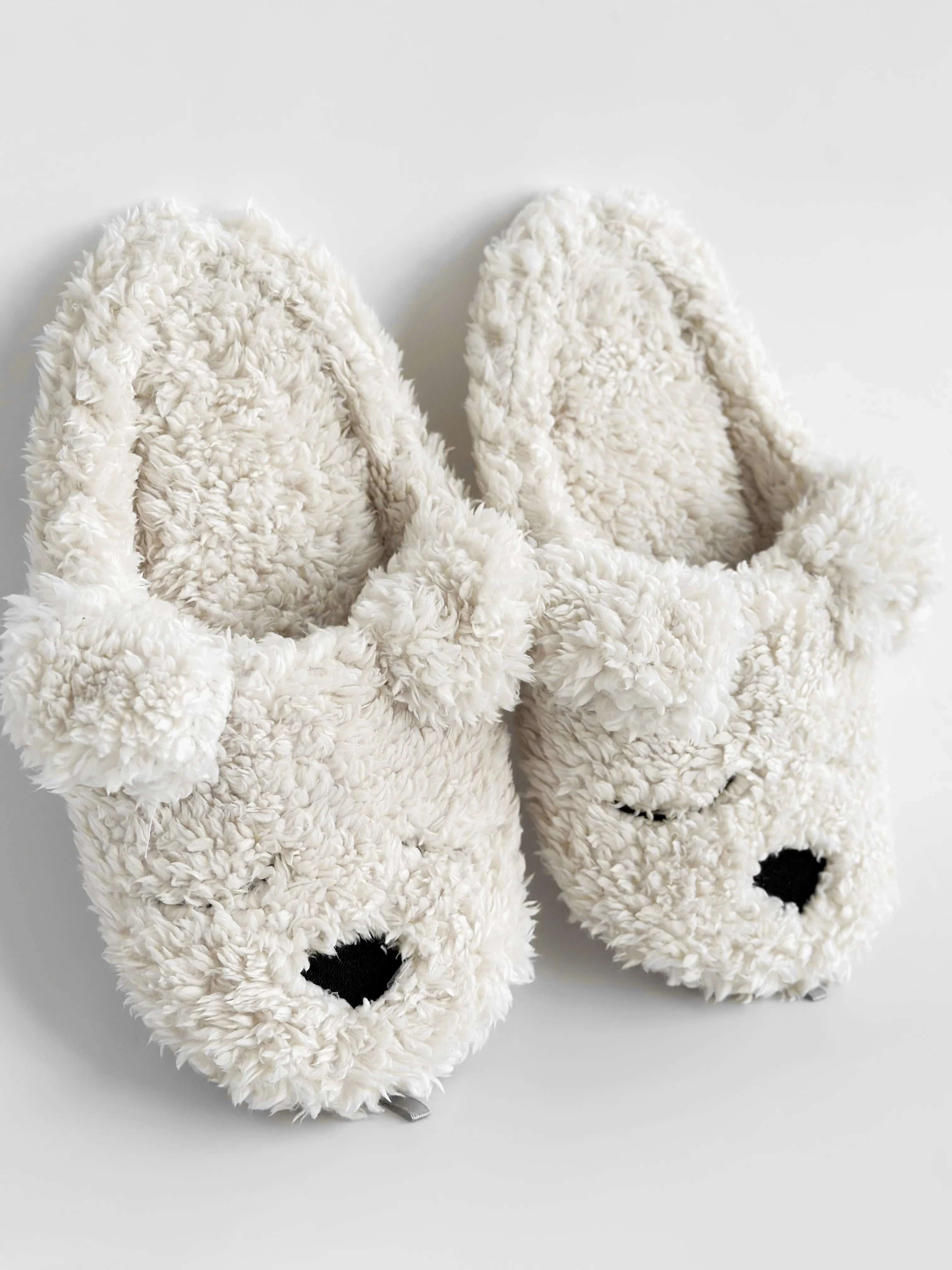 Women's slippers HS-LUX ANIMALS bear white