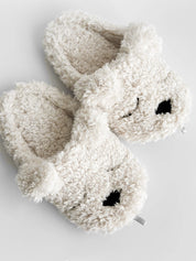 Women's slippers HS-LUX ANIMALS bear white