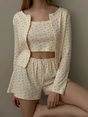 Ribbed longsleeve milky rose