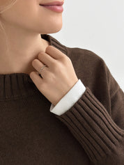 Knitted sweater brown
