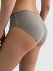 Underwear panties slips cotton ribbed cappuccino