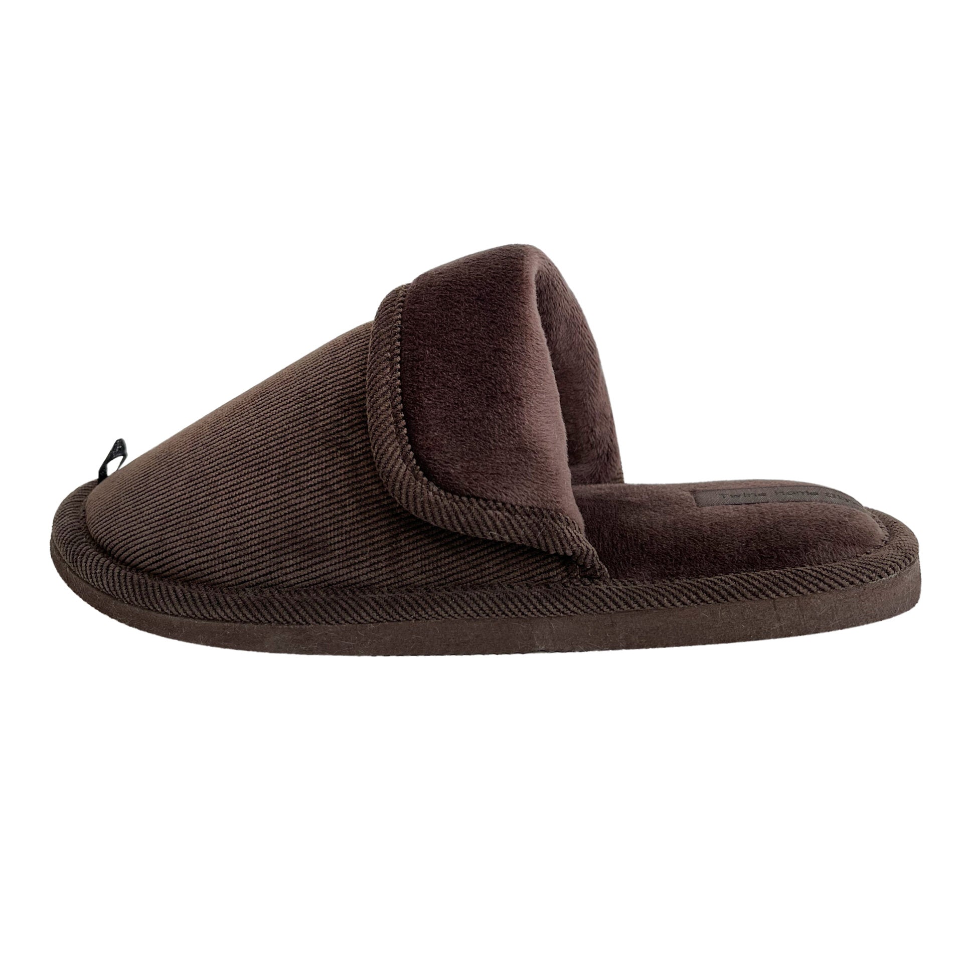 Men's slippers HS-OZ VELVET with fur inside out, brown