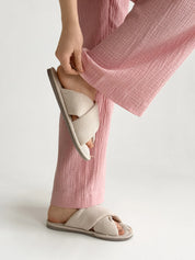 Muslin Pants Mono pink 2-ply