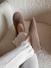 Shoes Women's ballet flats TEDDY brown