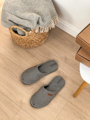 Men's slippers HS-OZ elegant gray