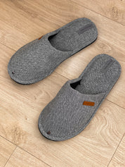 Men's slippers HS-OZ elegant gray