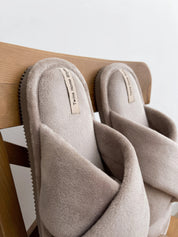 Women's slippers HS-VL velour Latte