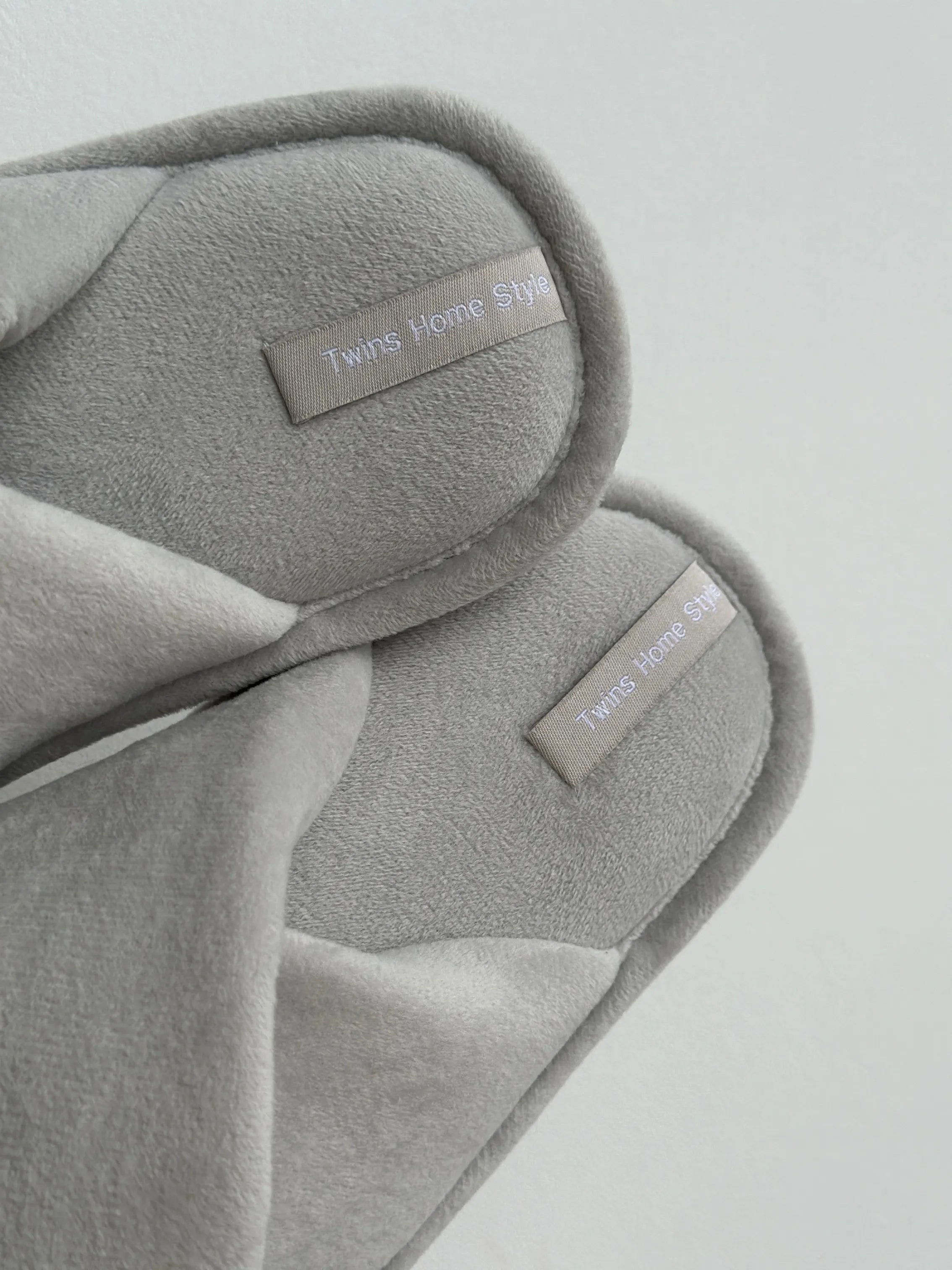 Women's slippers HS-VL velour GRAY