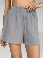 Muslin Shorts Mono gray 2-ply