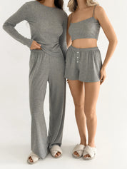 Ribana wide pants anthracite