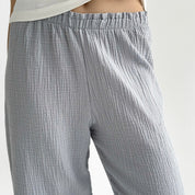 Muslin Pants Mono gray 2-ply.