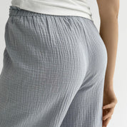 Muslin Pants Mono gray 2-ply.