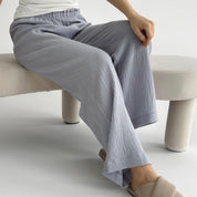 Muslin Pants Mono gray 2-ply.