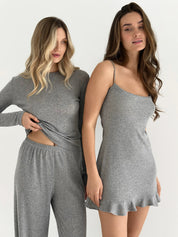 Ribana longsleeve (without button) anthracite