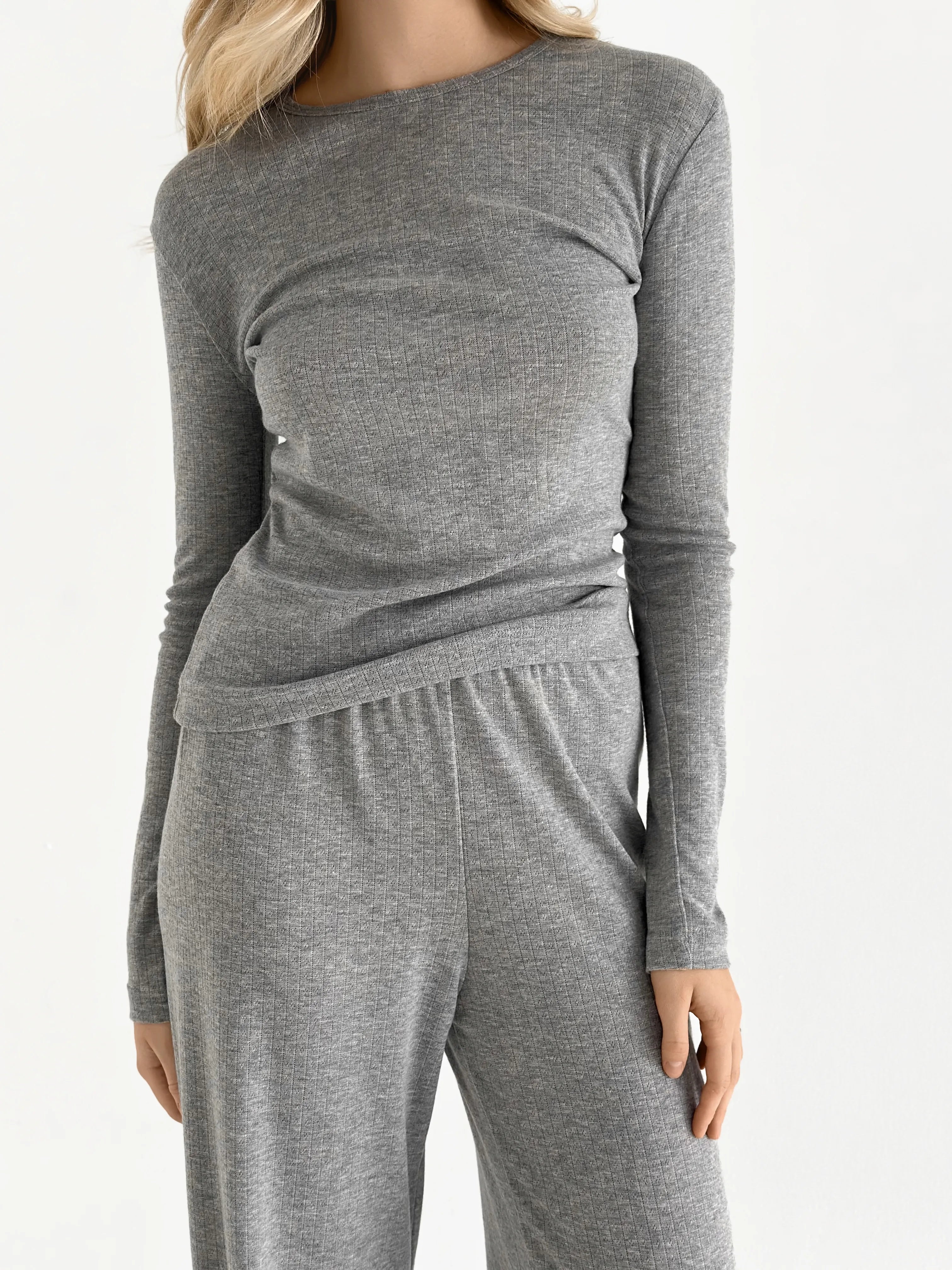 Ribana longsleeve (without button) anthracite