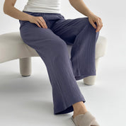 Muslin Pants Mono light blue 2-ply.
