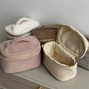 TEDDY beige cosmetic bag chest