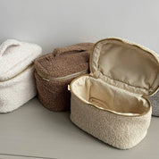 TEDDY beige cosmetic bag chest