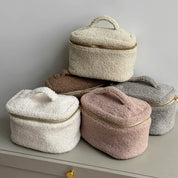 TEDDY beige cosmetic bag chest
