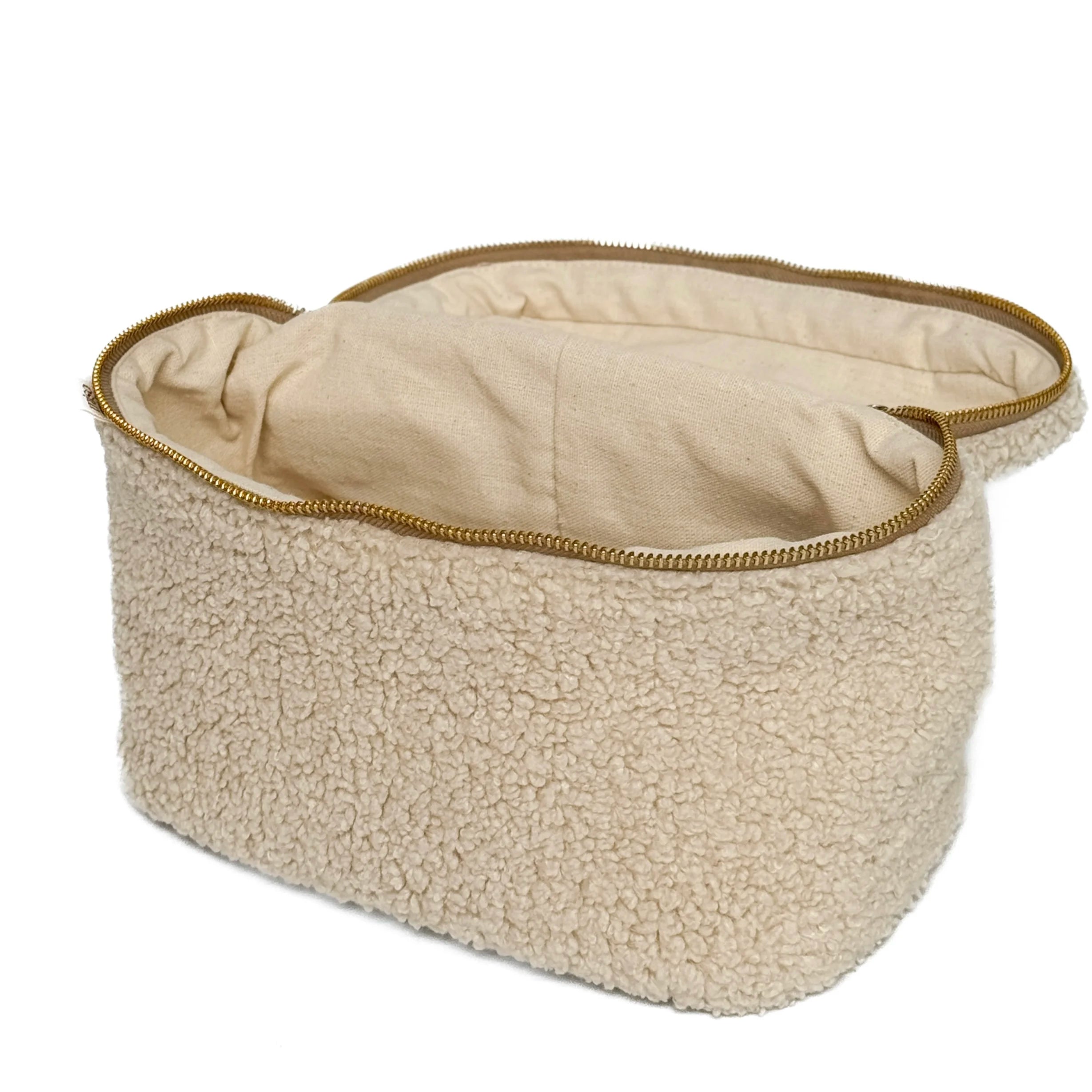 TEDDY beige cosmetic bag chest